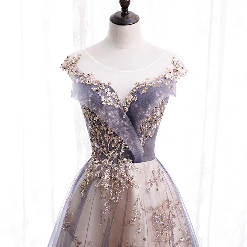 Banquet evening dress new long v-neck temperament show thin usual can wear birthday party famous dress - Image 3