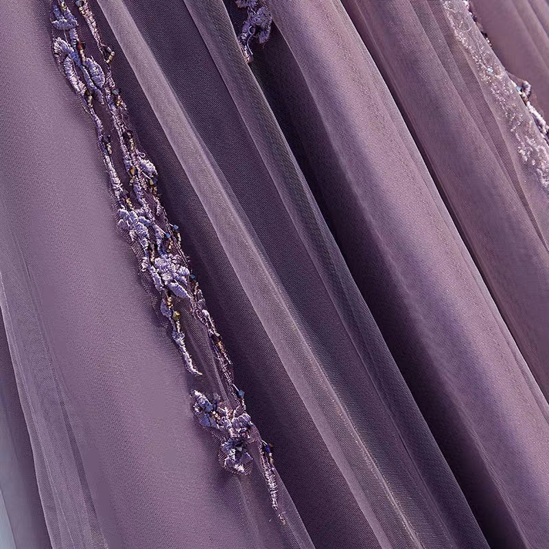 Banquet evening dress women new v collar model show thin usual can wear temperament party party dress summer - Image 5