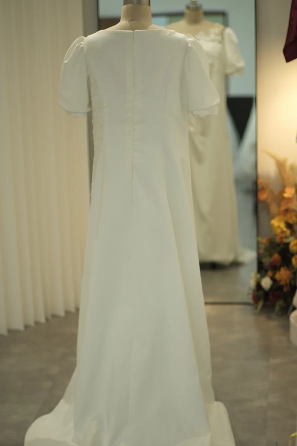 Lux Half Lace Beaded Size 5XL Wedding Gown | Ready-to-Wear - Image 4