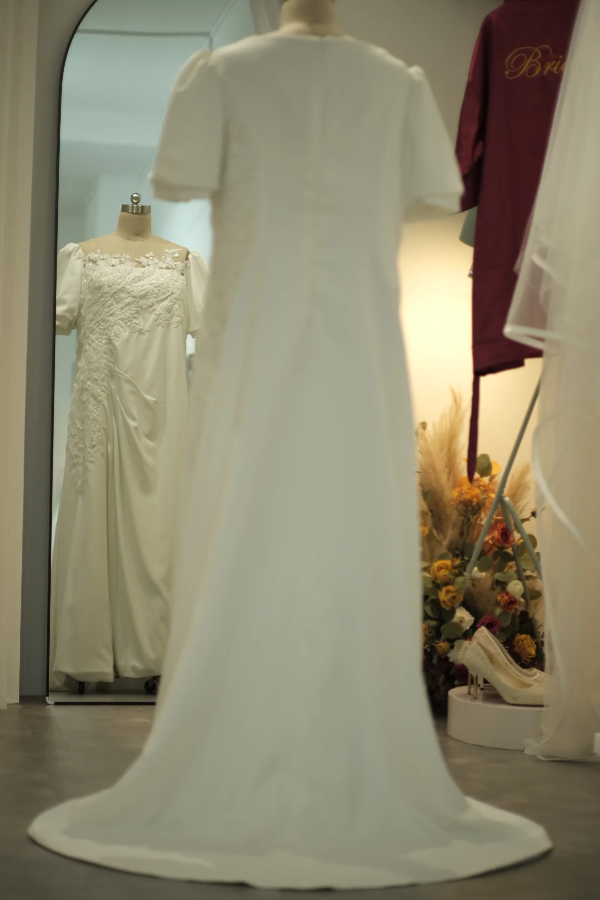 Lux Half Lace Beaded Size 5XL Wedding Gown | Ready-to-Wear - Image 7