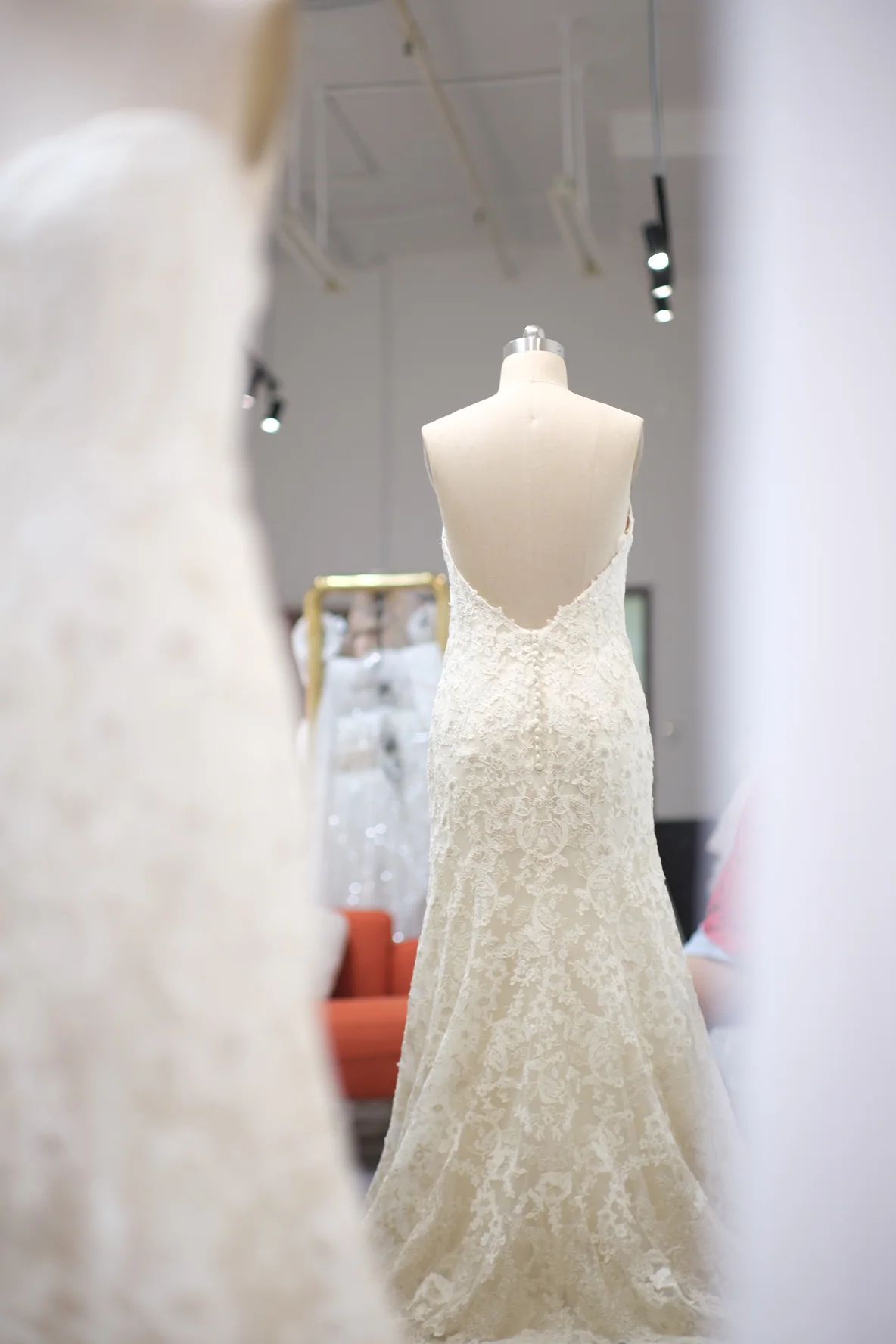 Lux Full Fabric Lace Beaded Size S Wedding Gown | Ready-to-Wear - Image 14