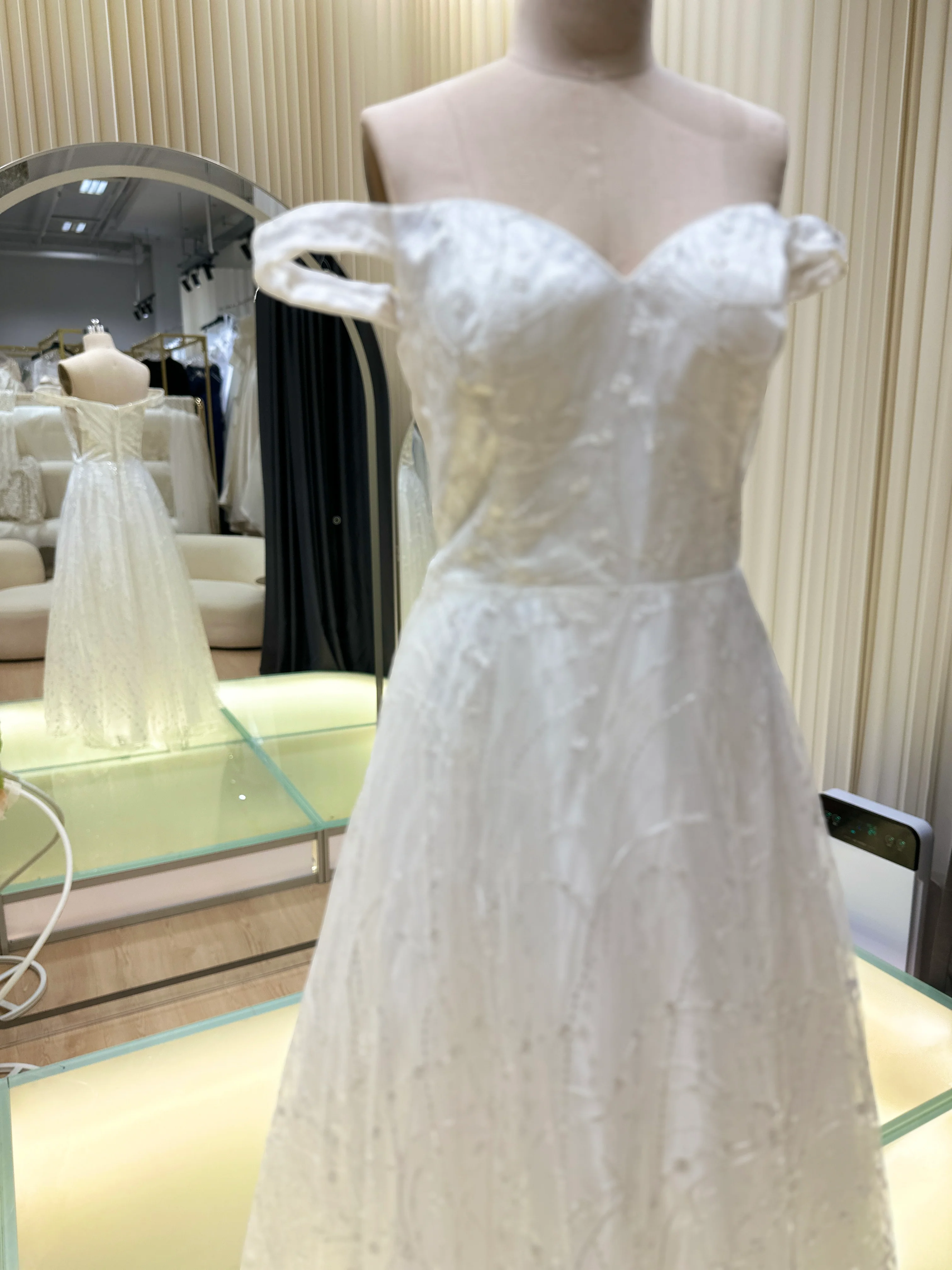 Divine Elegance Full Lace Wedding Gown | Ready-to-Wear - Image 4