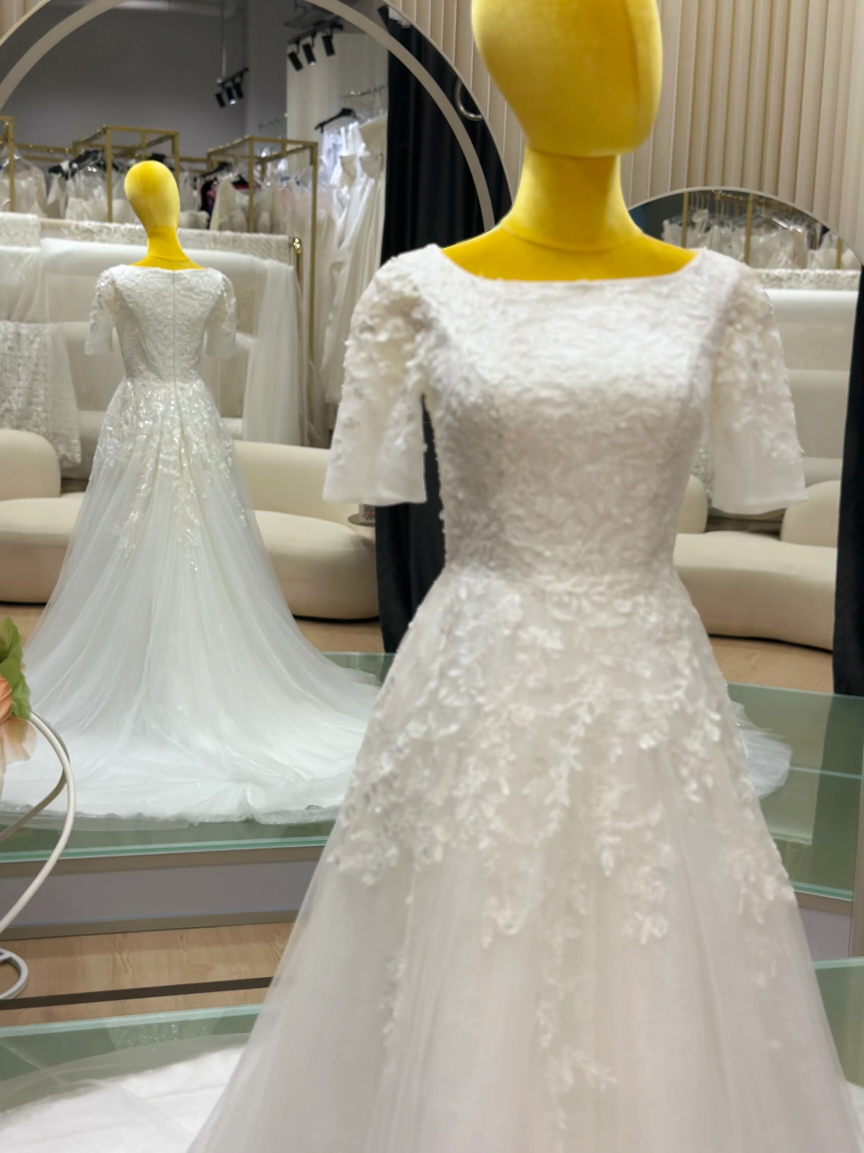 Enchanted Lace Romance Wedding Gown | Ready-to-Wear - Image 4