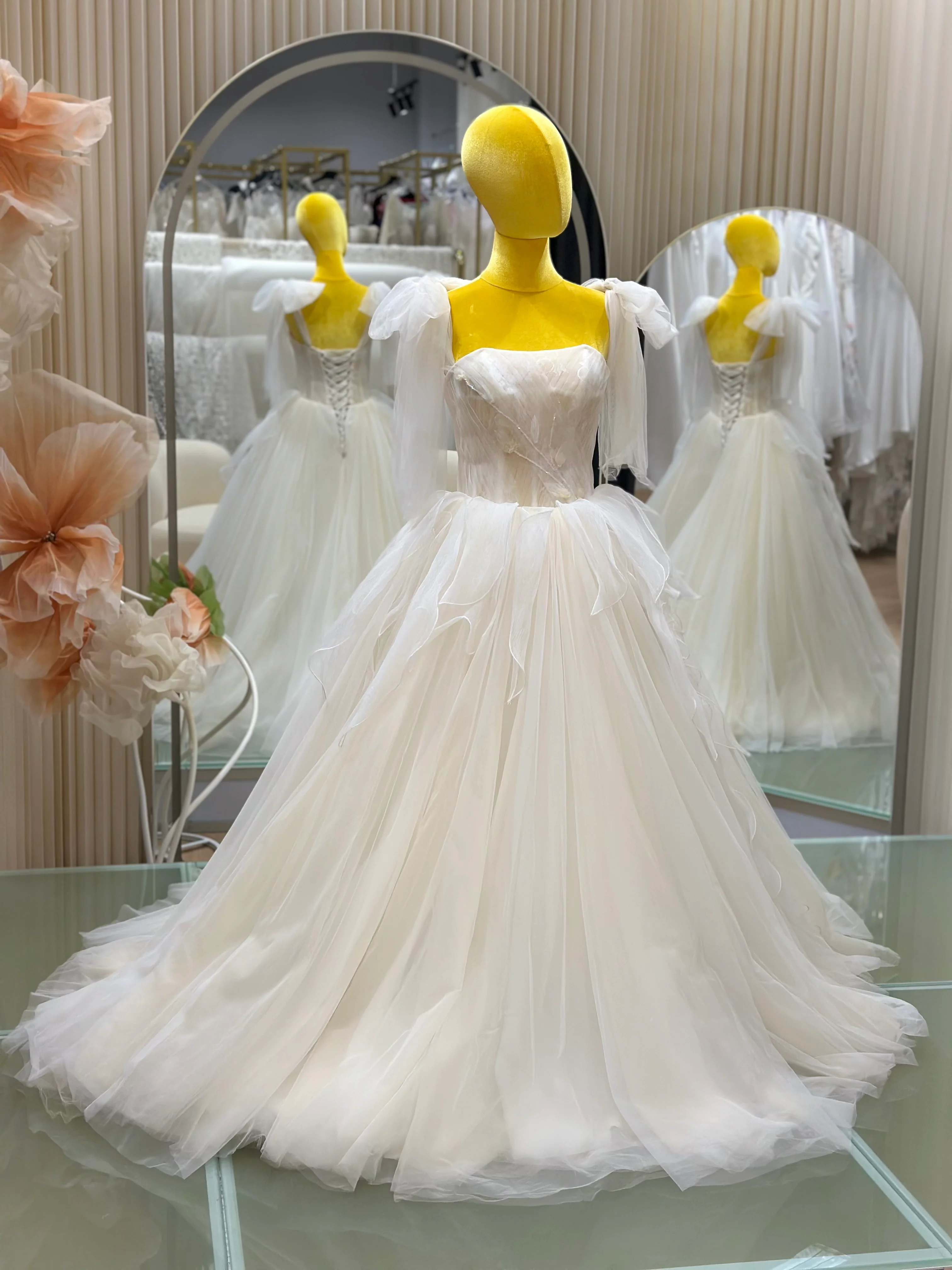 Luminaire Beaded Lace Bridal Gown | Ready-to-Wear