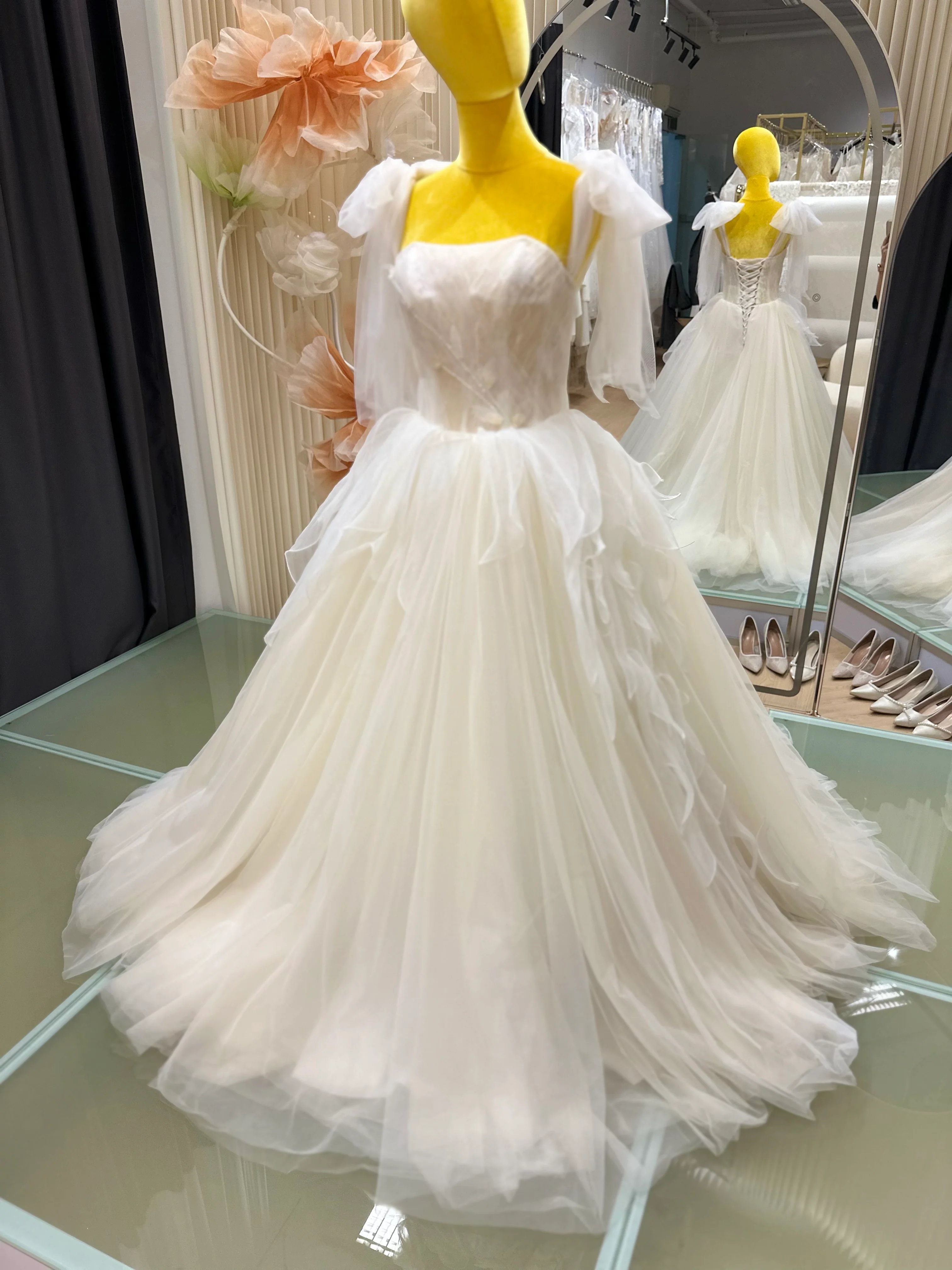 Luminaire Beaded Lace Bridal Gown | Ready-to-Wear - Image 6