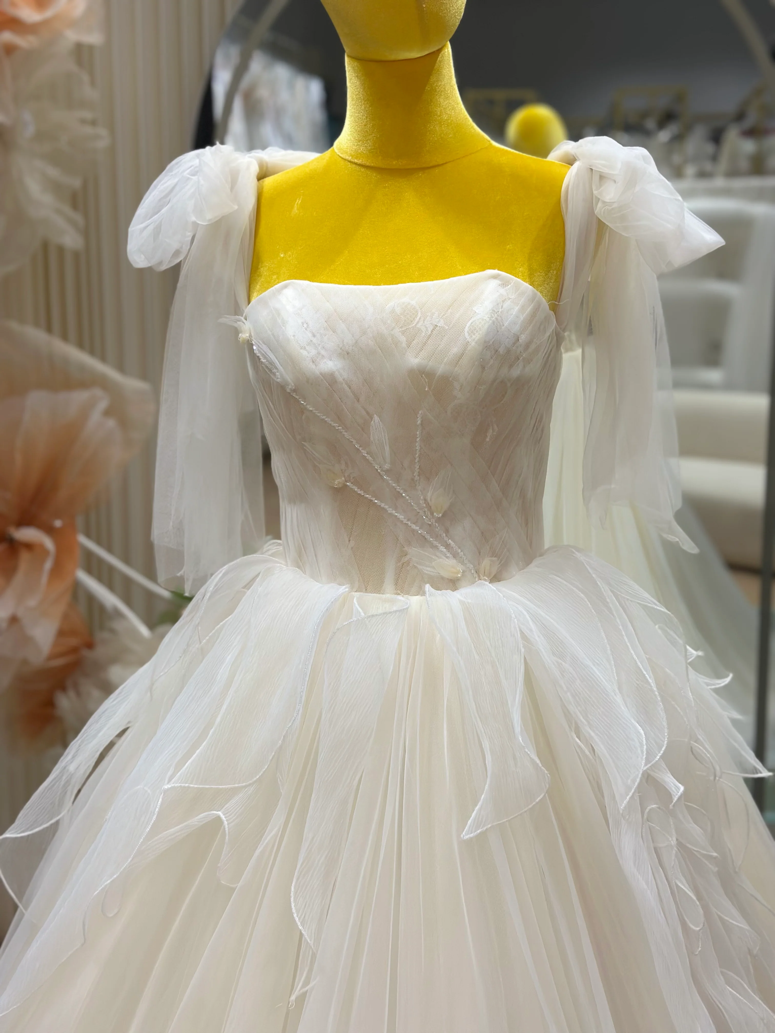 Luminaire Beaded Lace Bridal Gown | Ready-to-Wear - Image 7