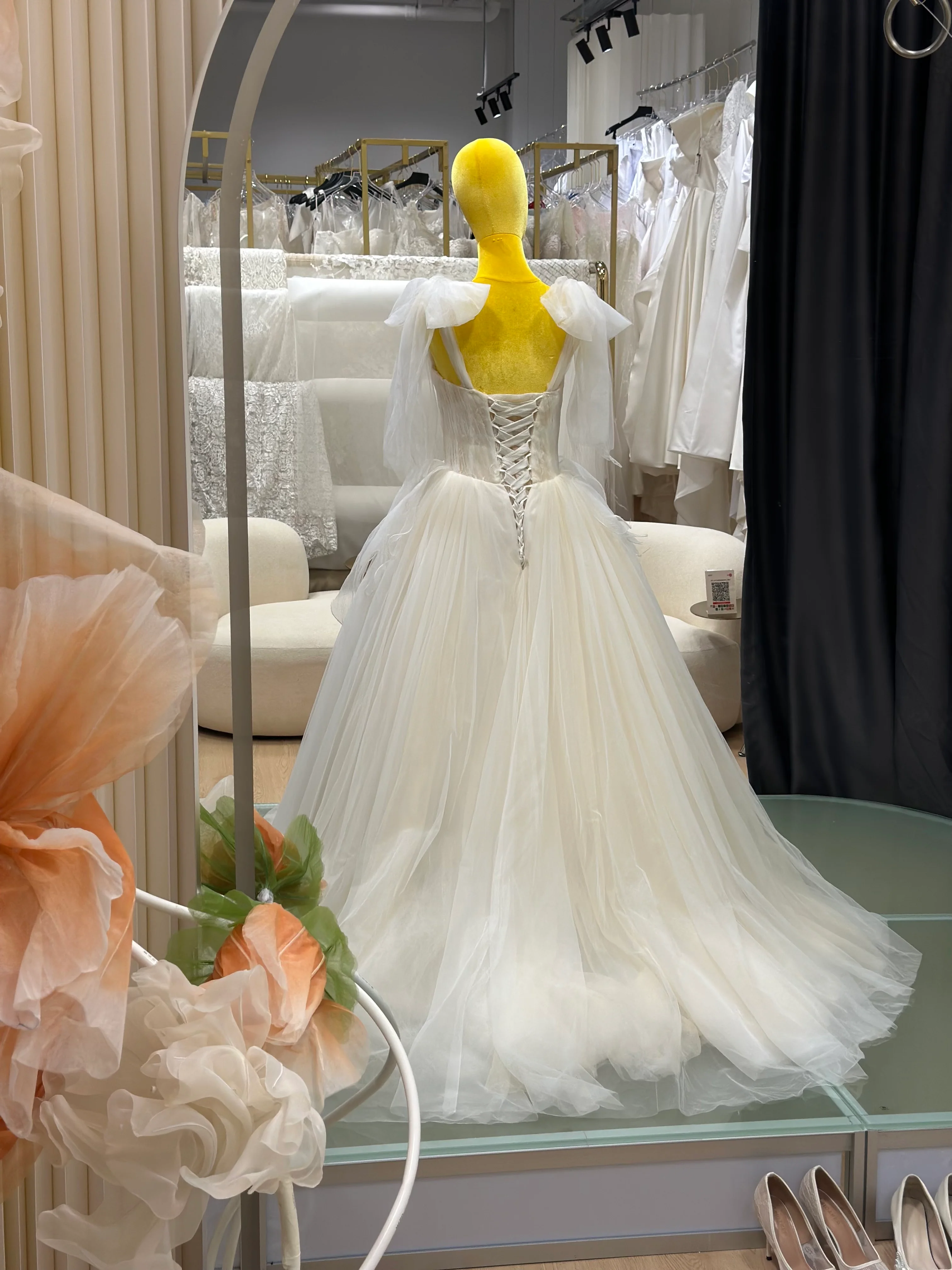 Luminaire Beaded Lace Bridal Gown | Ready-to-Wear - Image 9
