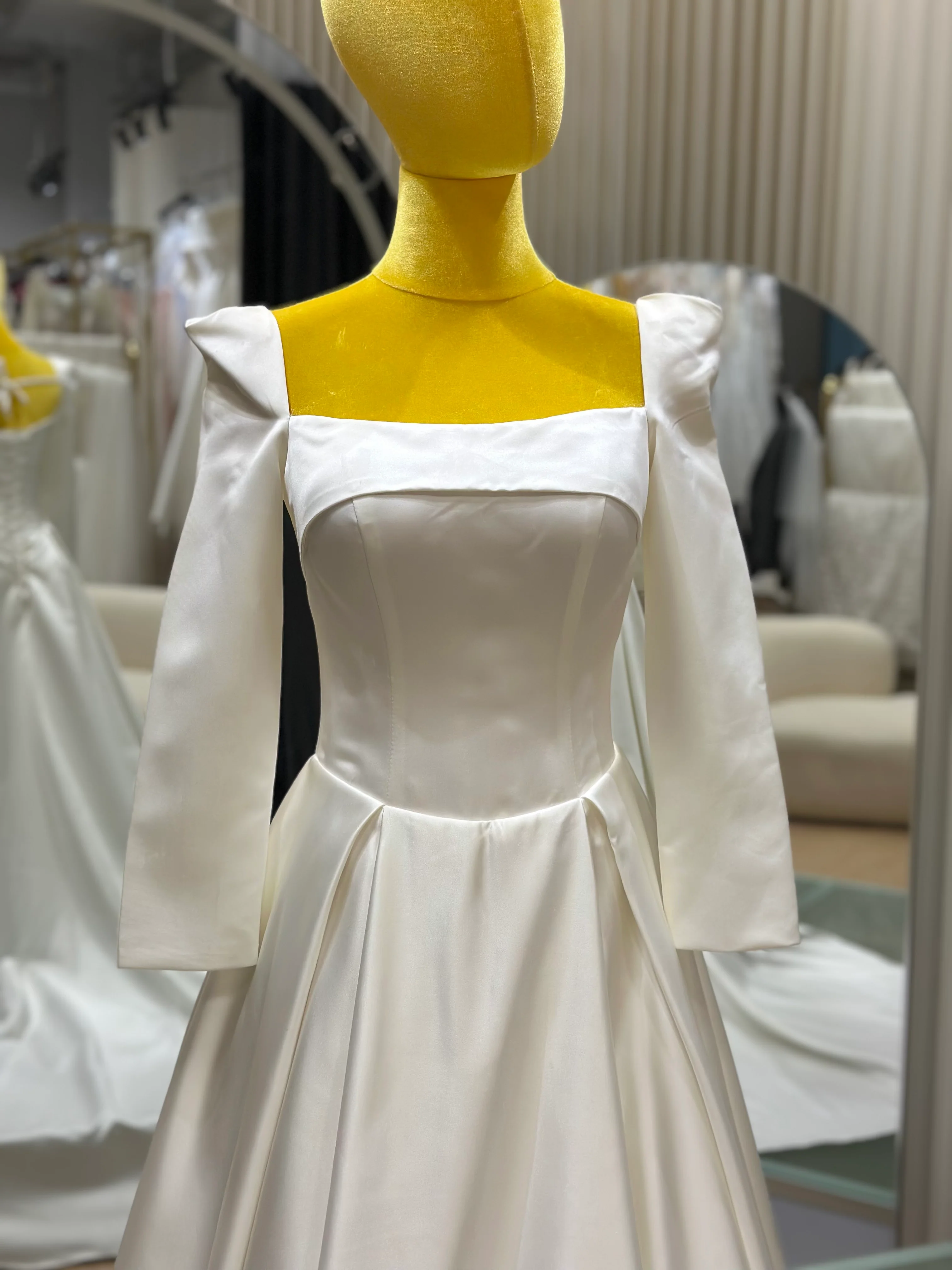 Ethereal Grace Pleated Wedding Gown | Ready-to-Wear - Image 7