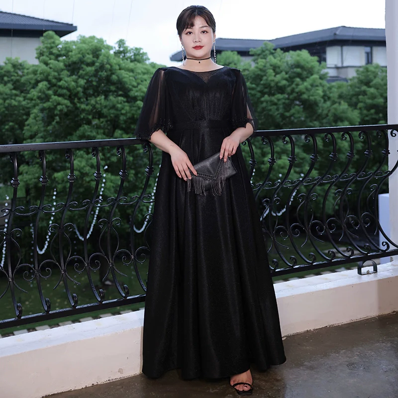 Black Elegant Evening Dress - Image 6