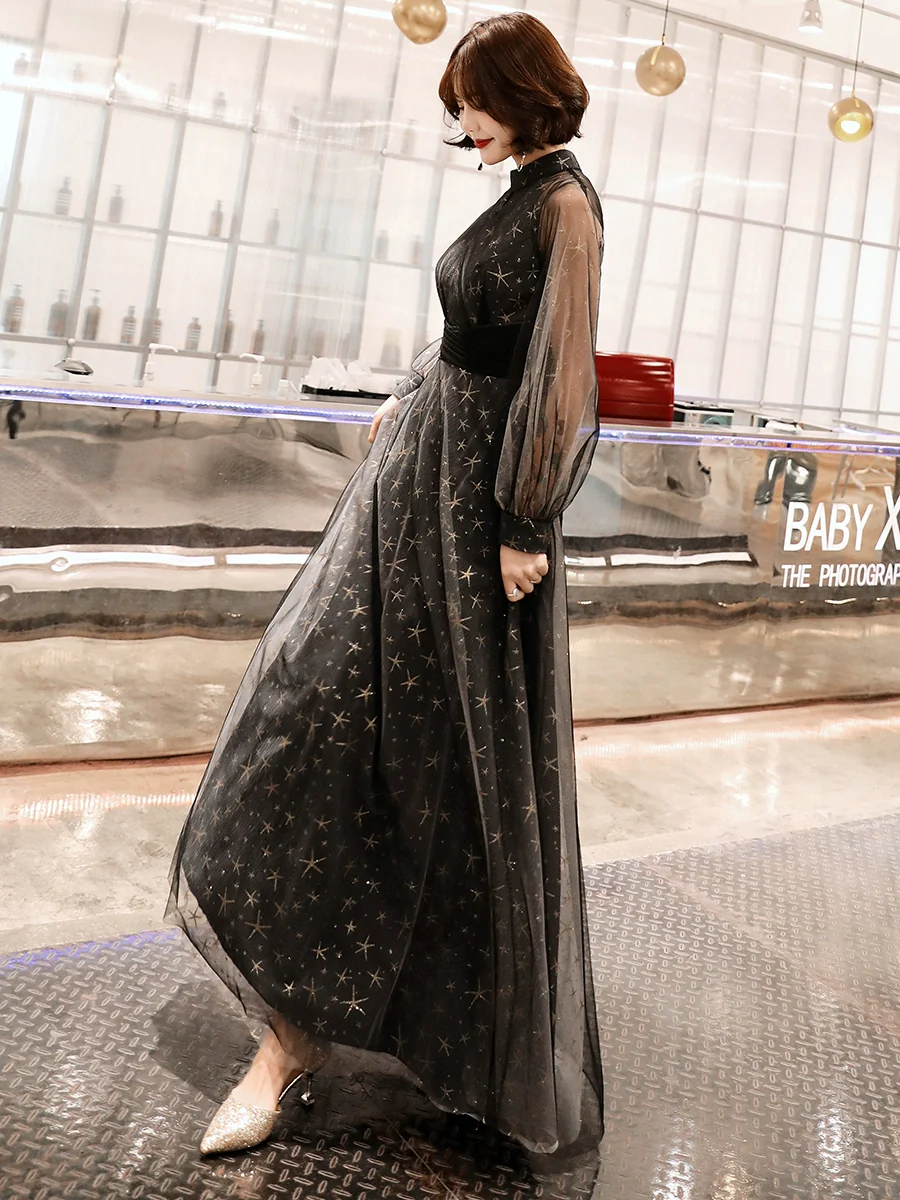 Black Evening Party Dress | Amehandmadesg - Image 4