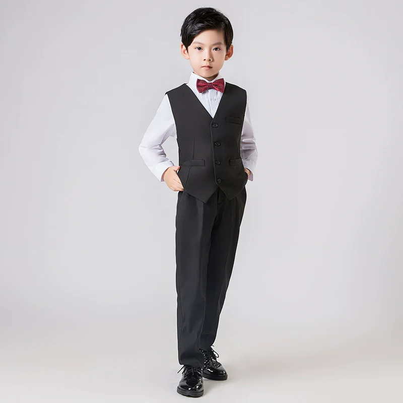 Boys Vest Suit Set: Noble Cut Piano Performance - Image 10