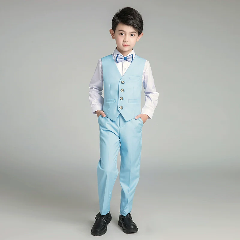 Boys Vest Suit Set: Noble Cut Piano Performance - Image 11