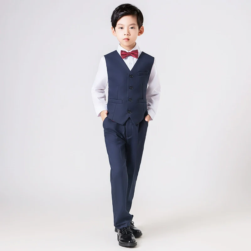 Boys Vest Suit Set: Noble Cut Piano Performance - Image 12