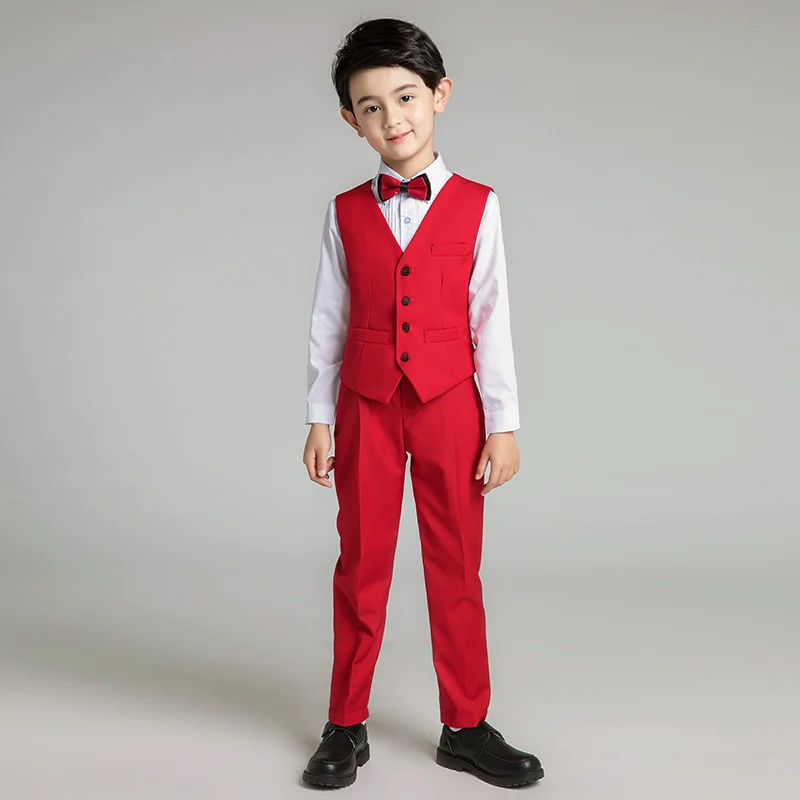 Boys Vest Suit Set: Noble Cut Piano Performance - Image 13
