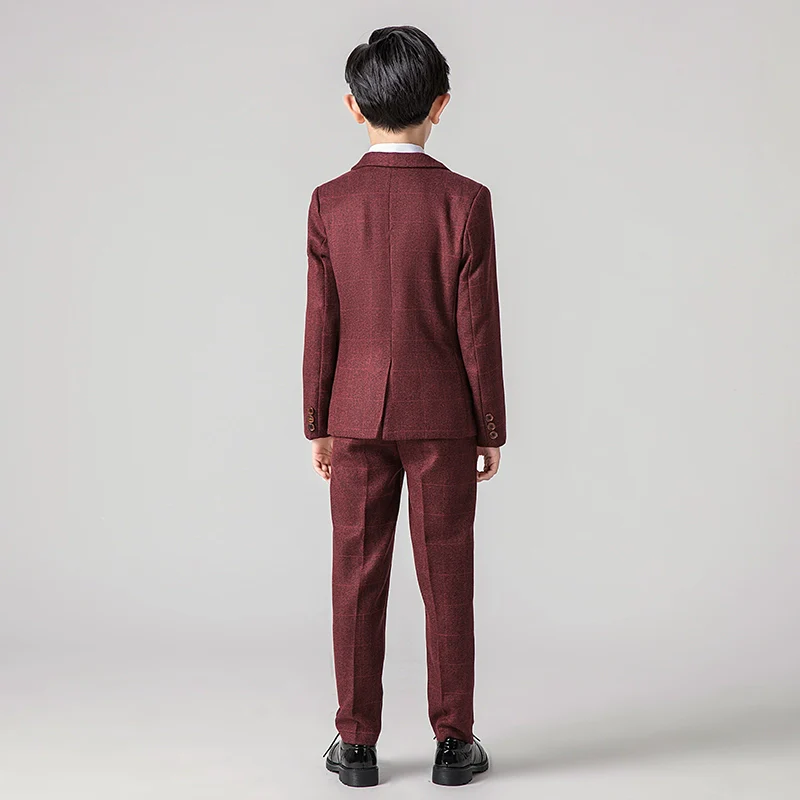 Boys' Classic Suit, Piano Performance Outfit - Light Luxury | Amehandmadesg - Image 3