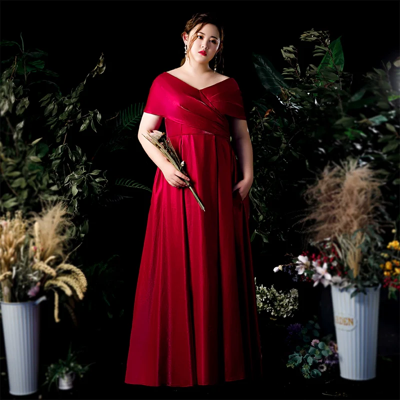 Burgundy Wedding Dress - Image 6