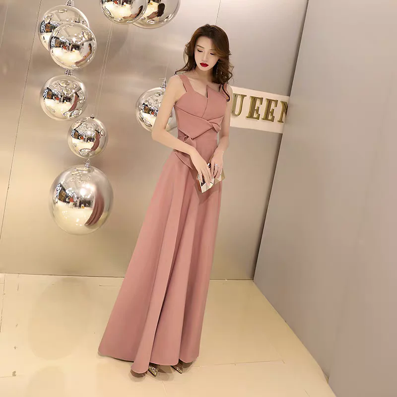 EG-SALE-AME-00171 Banquet evening dress women autumn long green elegant dress host sexy one shoulder party evening dress - Image 3