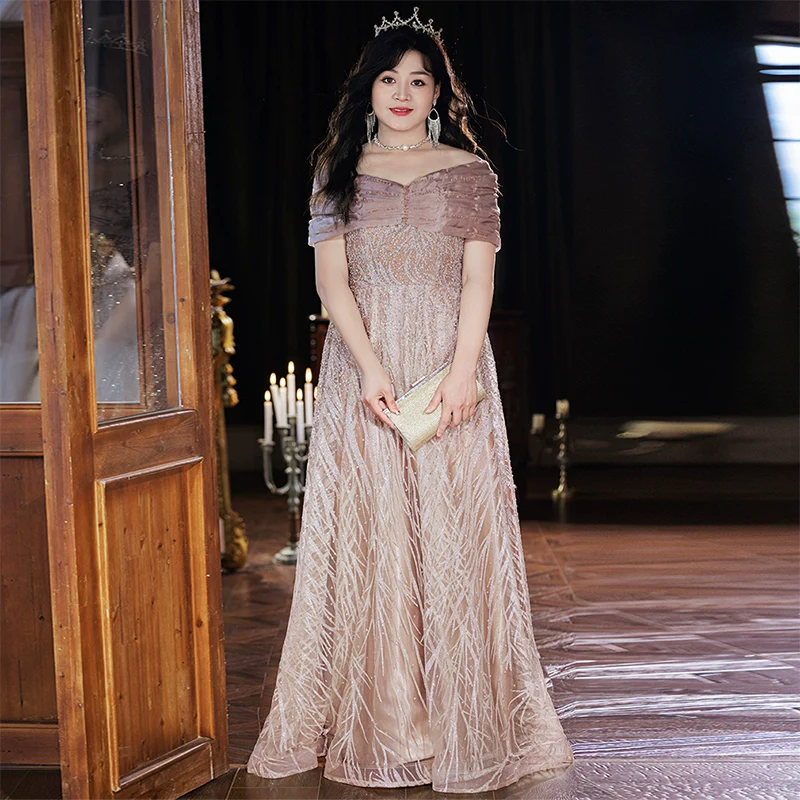 Elegant Beaded Evening Dress - Image 2