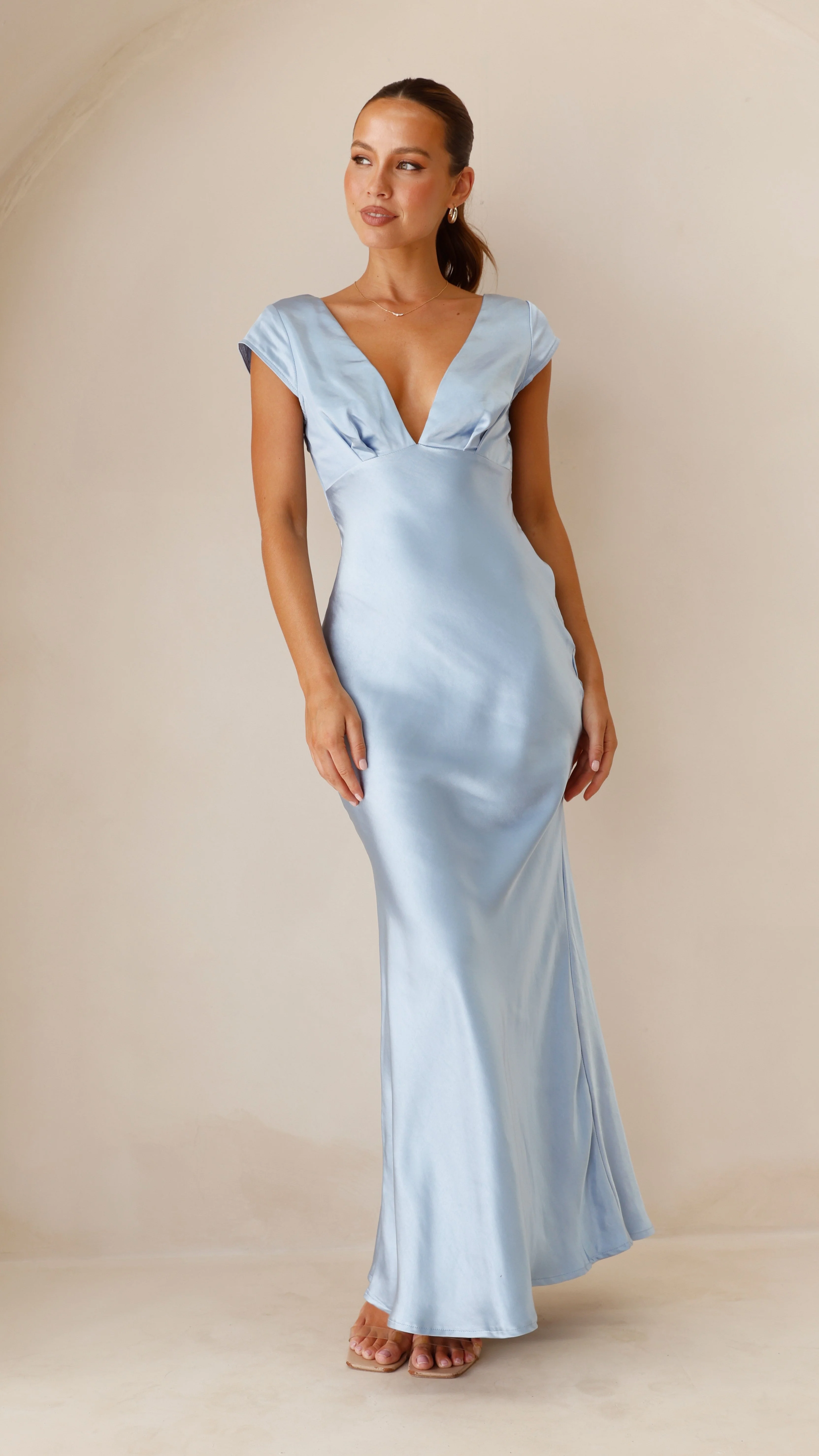 Elegant Blue Maxi Dress - Image 7