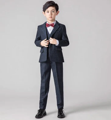 Elegant Boys' Performance Suit: Noble Cut, Flower Boy Costume Set - Image 3