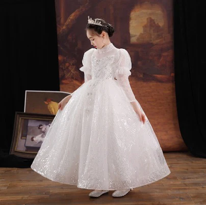 Elegant Princess Dress: Kids Wedding, Piano, Birthday Party Costume - Image 2