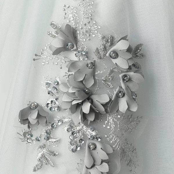 Elegant Teen Girls' Wedding Dress: Long Skirt Princess Costume - Image 5