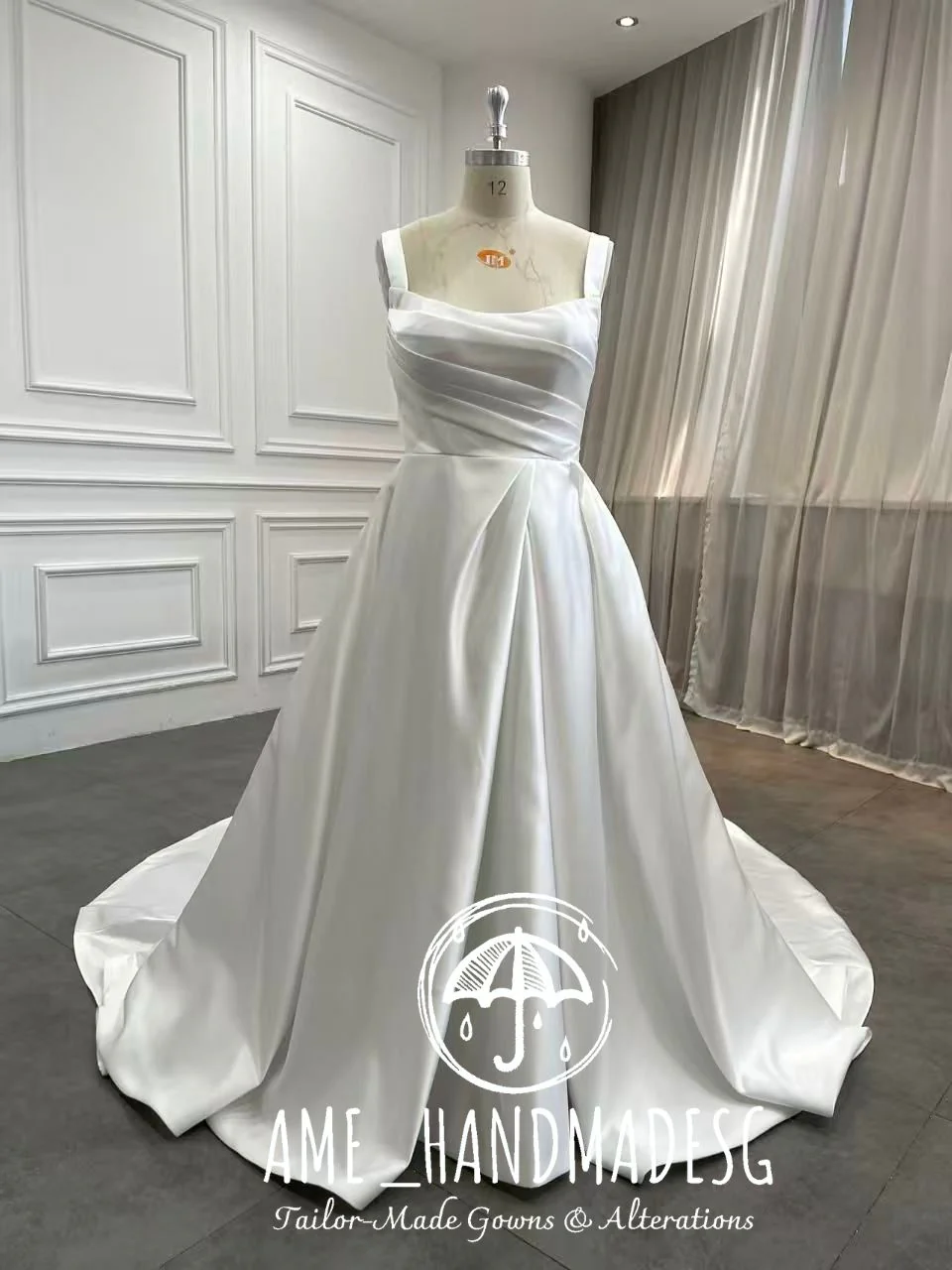 Timeless Satin Elegance Ball Gown