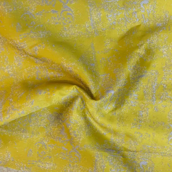 FAB-BROC-004 New brocade jacquard fabric glossy, brocade silk Chinese style Hanfu jacket vest DIY fabric - Image 4