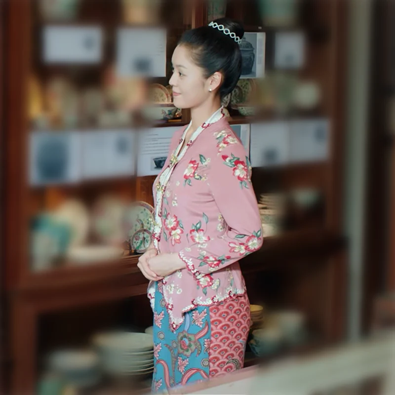 Floral Shiffon Dress Set - Image 4
