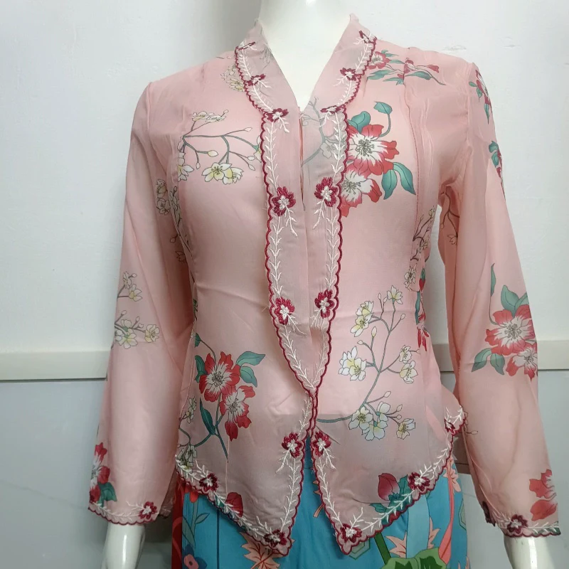 Floral Shiffon Dress Set - Image 6