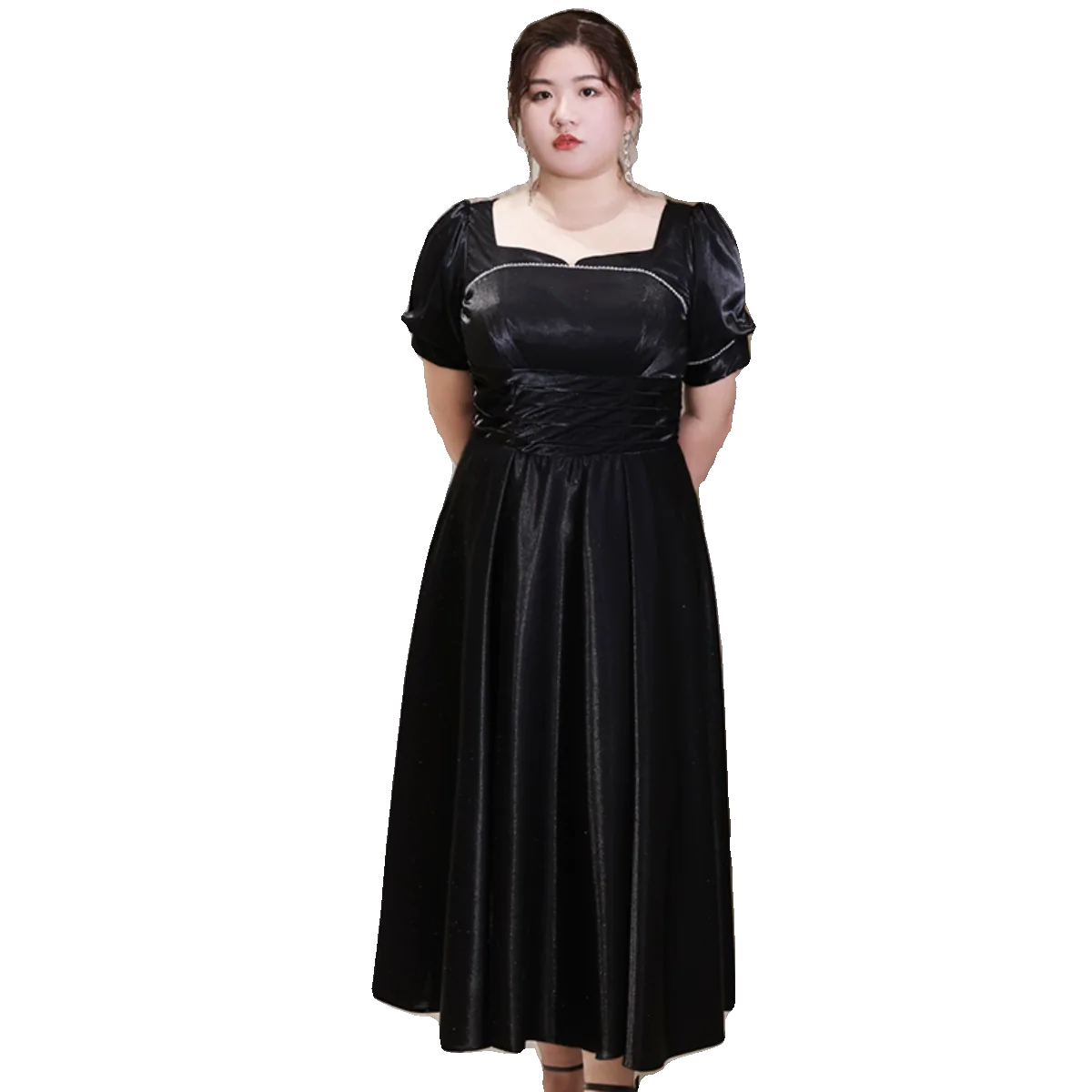French Style High-Quality Evening Dress | Amehandmadesg - Image 5