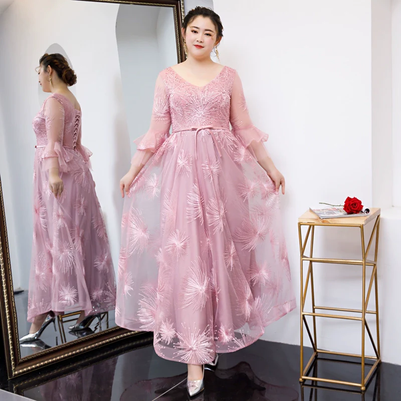 Fuchsia Bridesmaid Evening Dress - Image 6