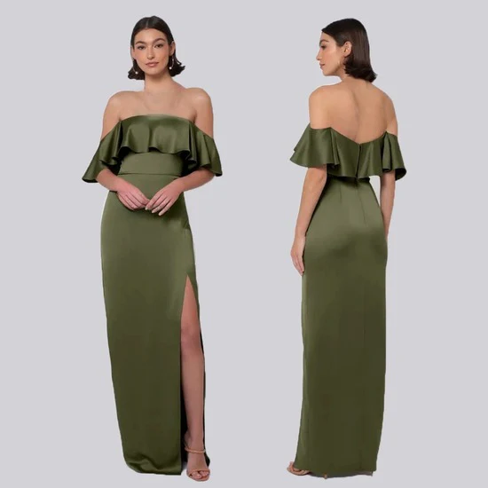 High End Satin Silk Bridesmaid Dress - Image 2
