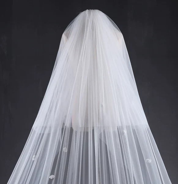 Korean Romantic Lace Wedding Veil - Image 5