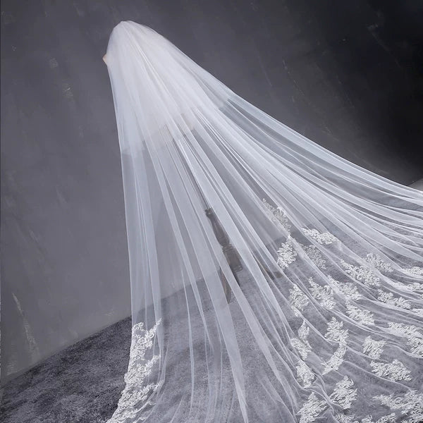 Korean Style Wedding Veil 3.8m Long - Image 3