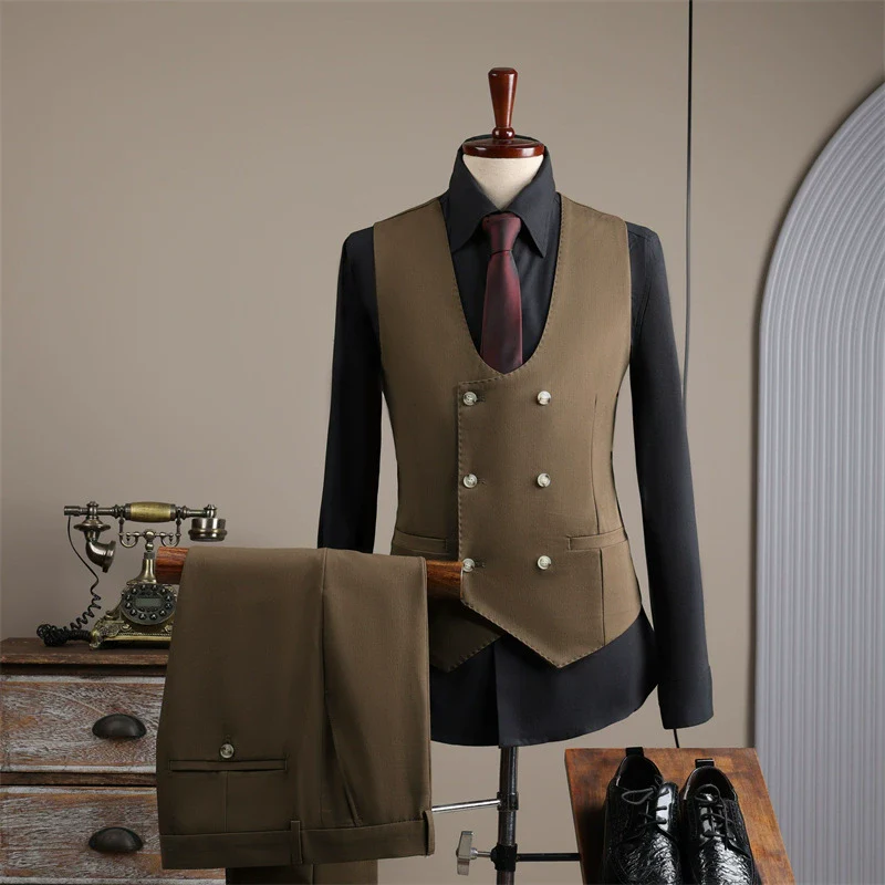 Men's 3 Piece Business Suit Set - Image 4
