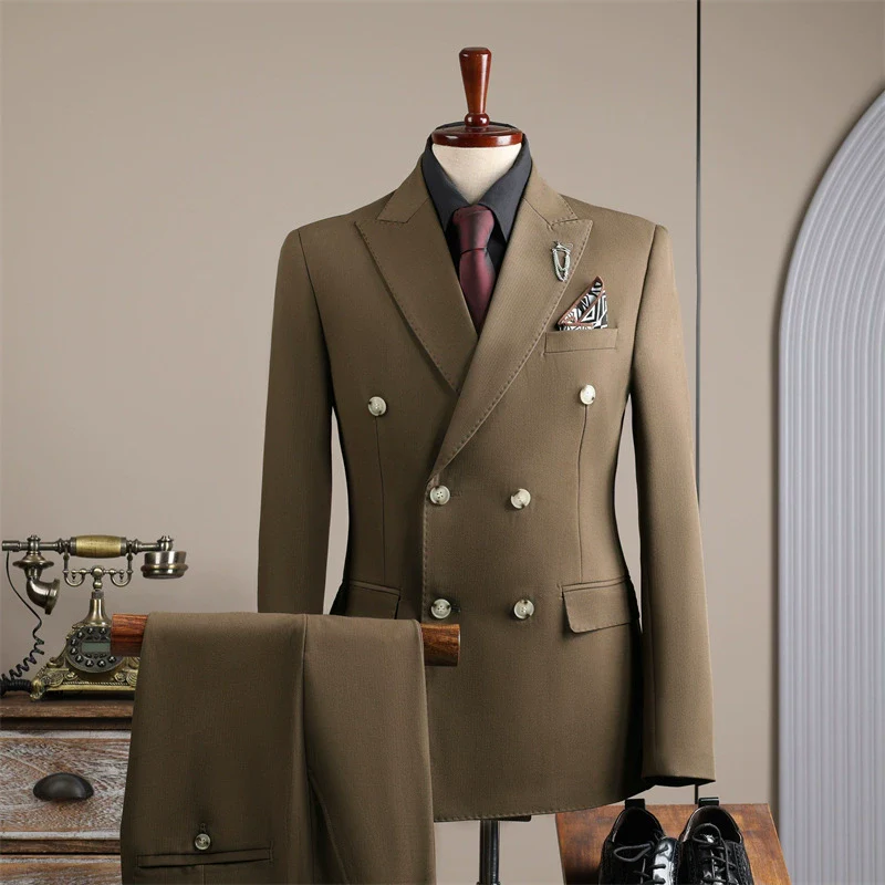 Men's 3 Piece Business Suit Set - Image 7