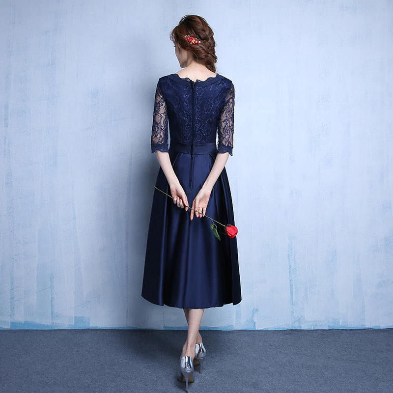 New Dress Cocktail Elegant Evening Dress Toast Clothing Female Casual Dames Jurken Temperament Spring Sommerkleid Annual Party A046 - Image 4