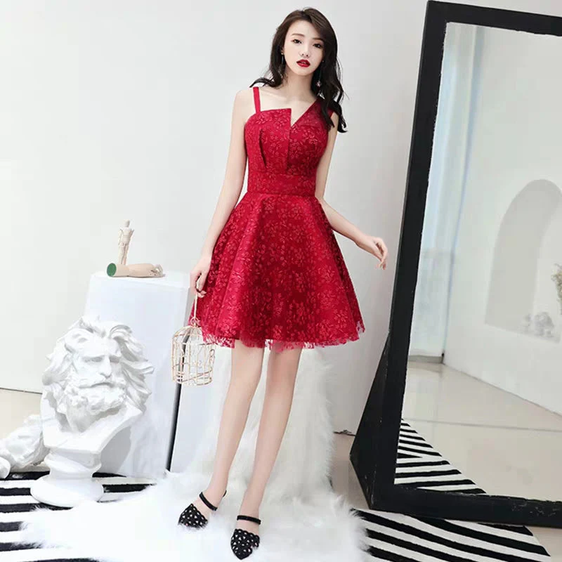 Simple Generous Champagne Long Host Temperament Banquet Party Small Evening Dress dress female - Image 5