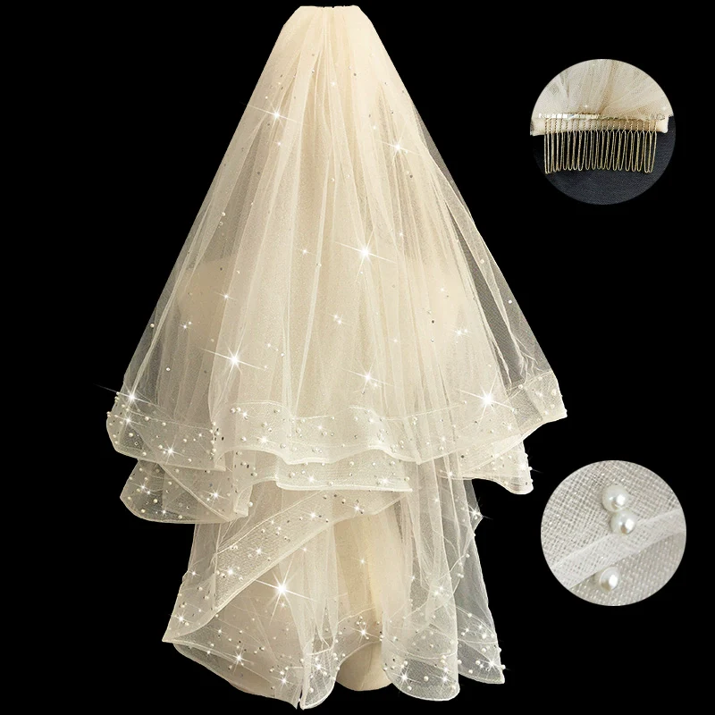 Retro Pearl Bride Hair Accessories