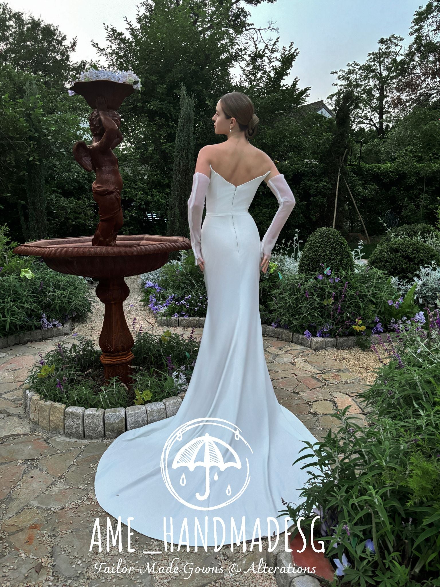 Pure Poise: A Modern Minimalist Bridal Gown - Image 2