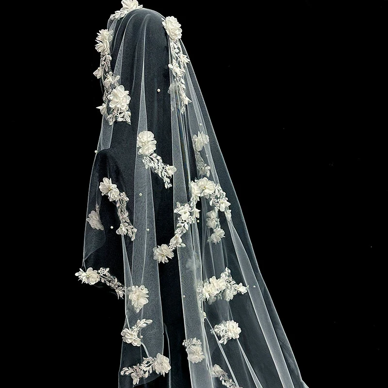 Wedding Bridal Veil Hair Accessory - Image 3