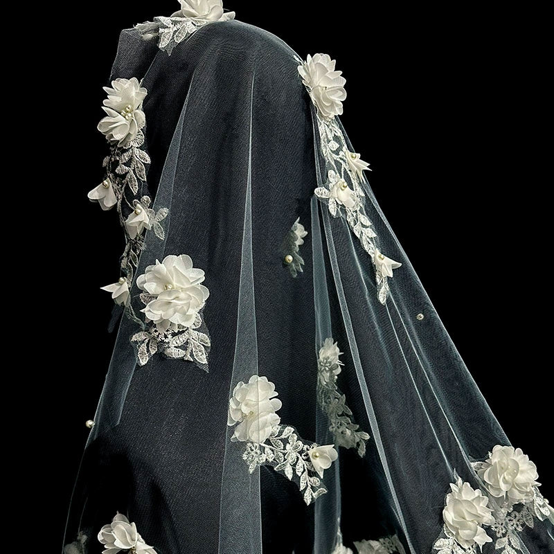 Wedding Bridal Veil Hair Accessory - Image 4