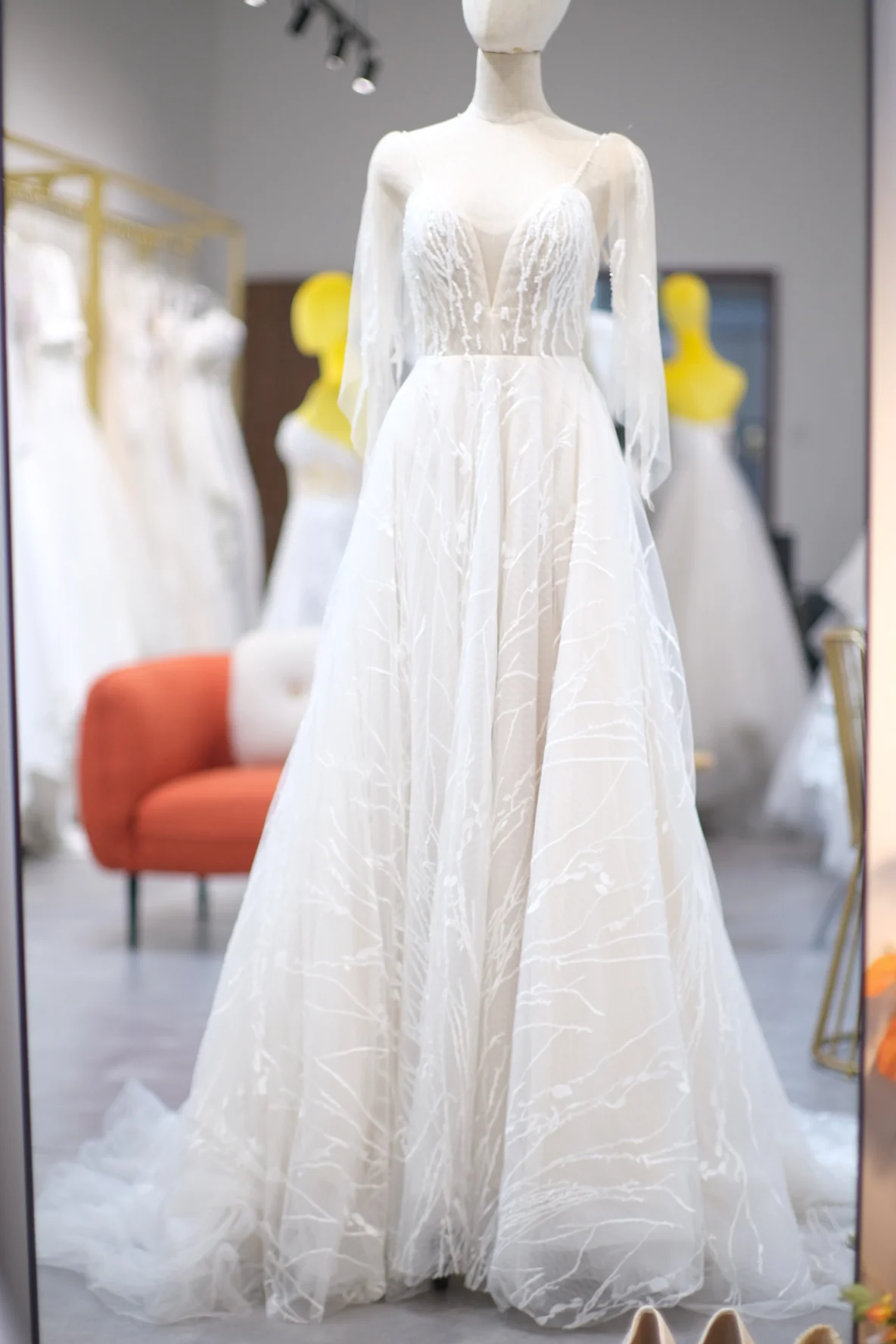 Lux Full Fabric Lace Size S Wedding Gown | Ready-to-Wear
