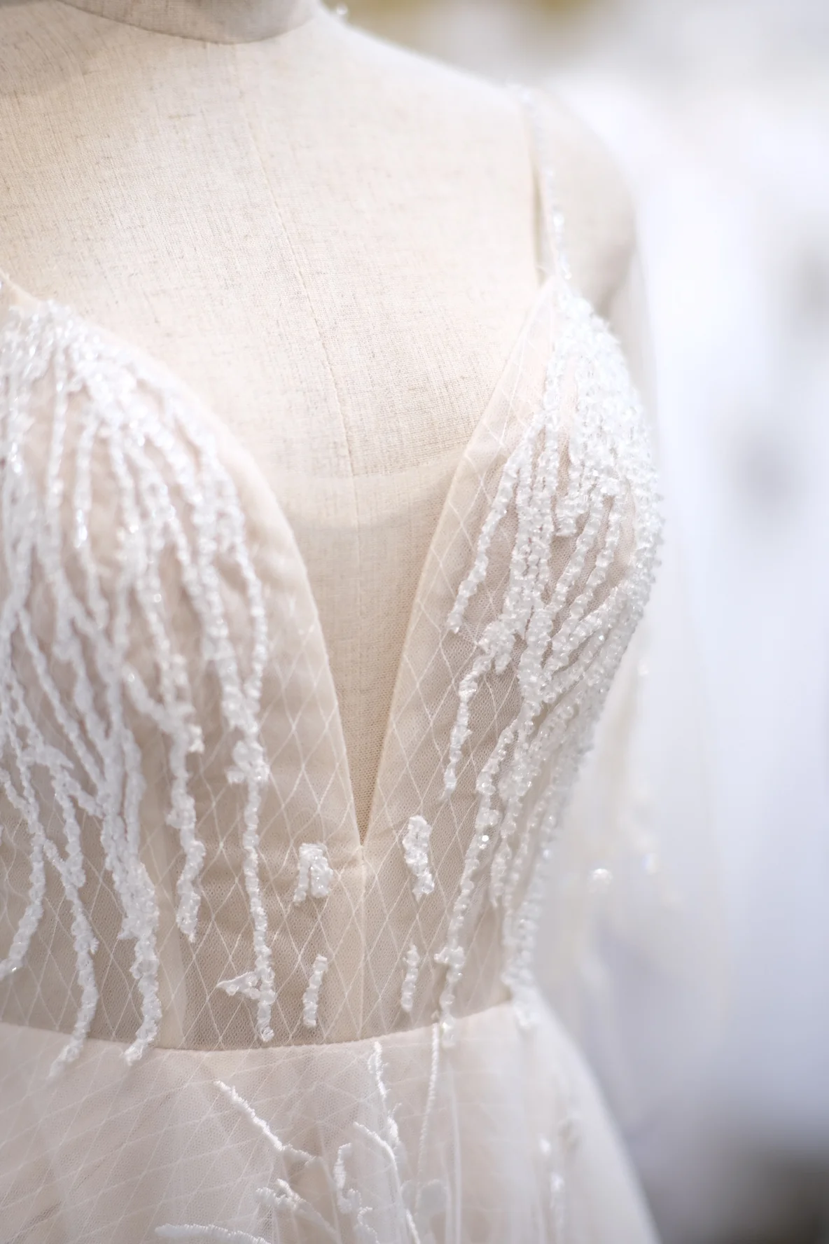 Lux Full Fabric Lace Size S Wedding Gown | Ready-to-Wear - Image 4