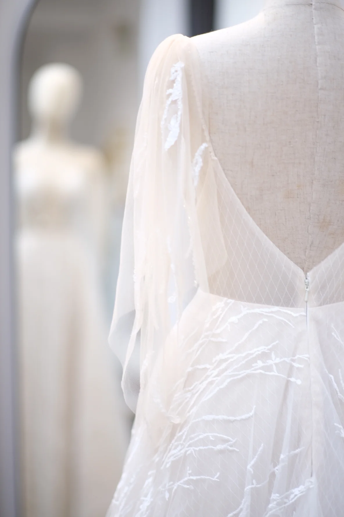 Lux Full Fabric Lace Size S Wedding Gown | Ready-to-Wear - Image 5