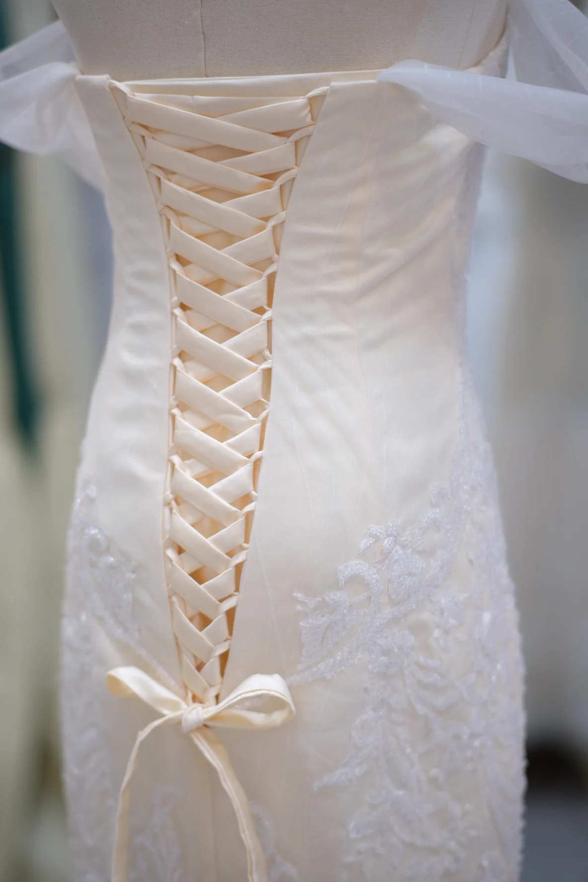 Premium Full Beaded Size S Wedding Gown | Ready-to-Wear - Image 2
