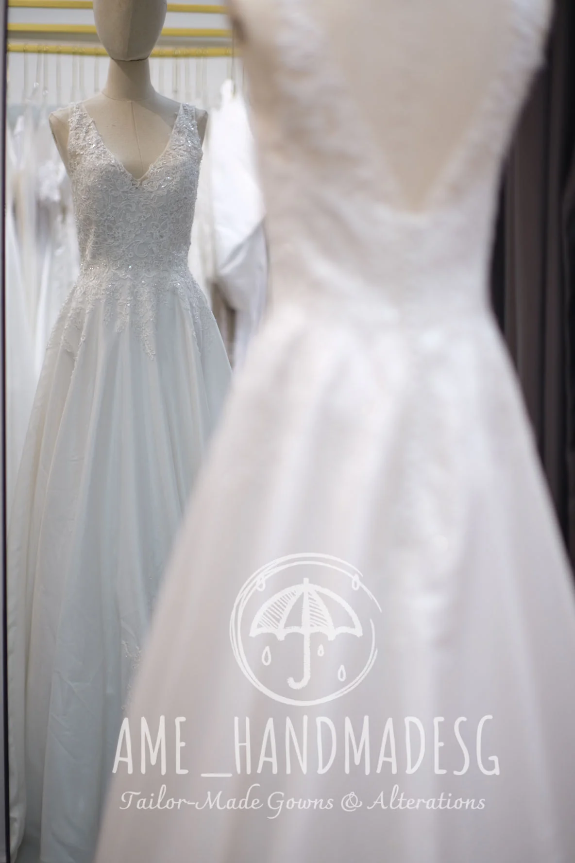 Lux Half Lace Beaded Size S Wedding Gown | Ready-to-Wear - Image 5