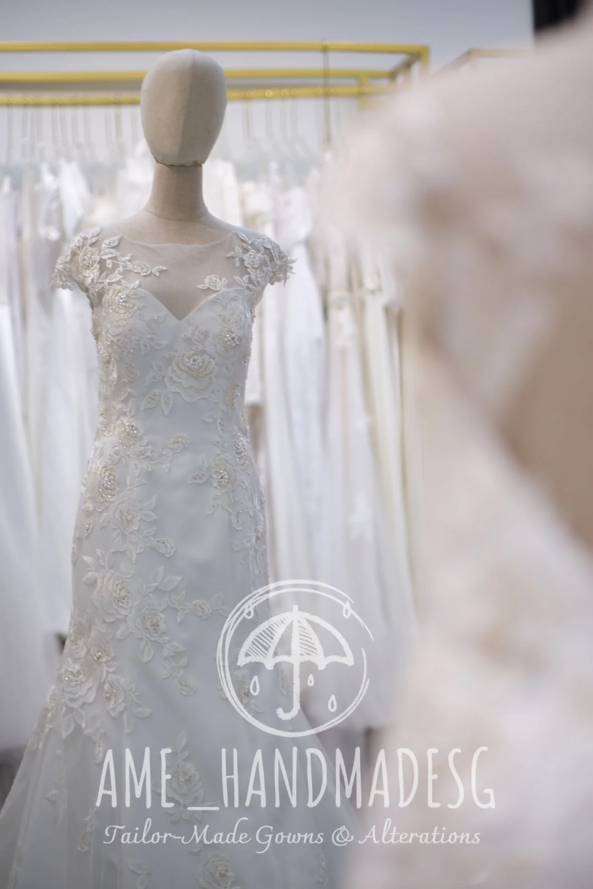 Premium Full Applique Lace Beaded Wedding Gown | Ready-to-Wear - Image 5