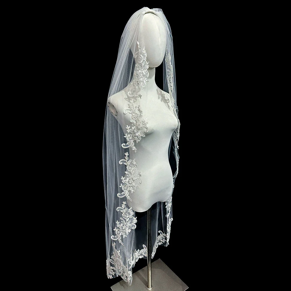Wedding Veil Lace Headband - Image 5